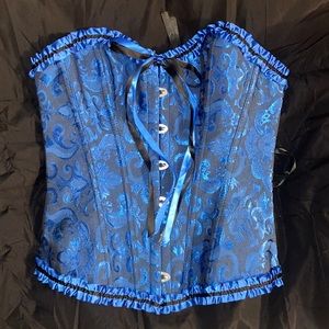Blue Corset top
